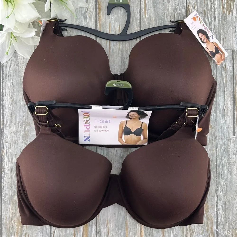Women's Smoothing T-Shirt Bra 2-Pack Size 32DD